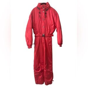 Vintage Red Ski Suit 90’S KILLY US Size 8- F 38-  UK 10